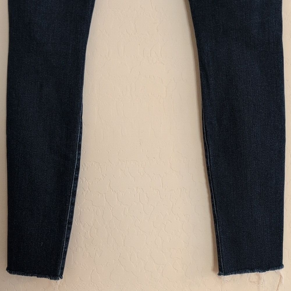 Frame Denim Organic Cotton Le Skinny de Jeanne Magwood Distressed Jeans -Size 28 - Picture 7 of 14